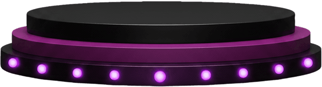 Neon Stage Pedestal
